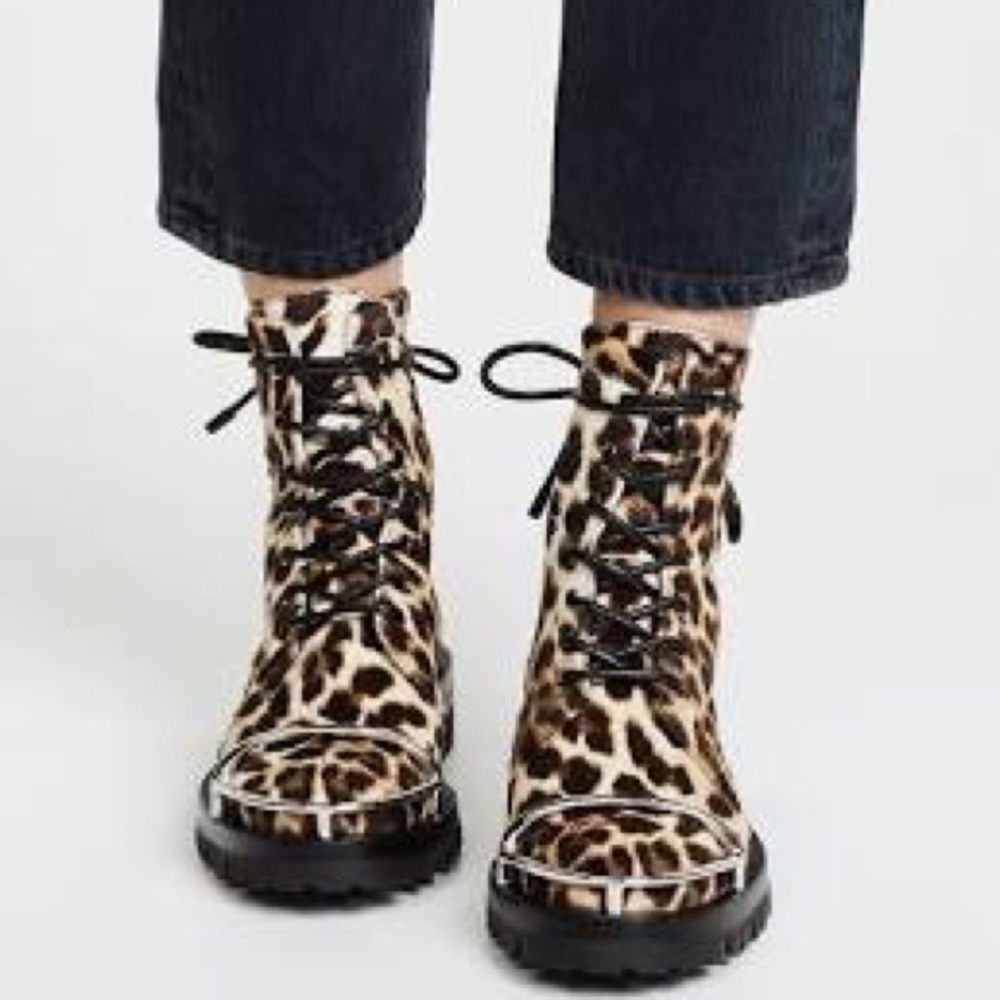 Alexander Wang Lyndon Leopard Boots